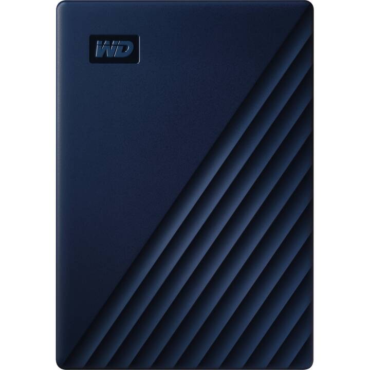 WD My Passport for Mac (USB 3.0, 5 TB, Blau)