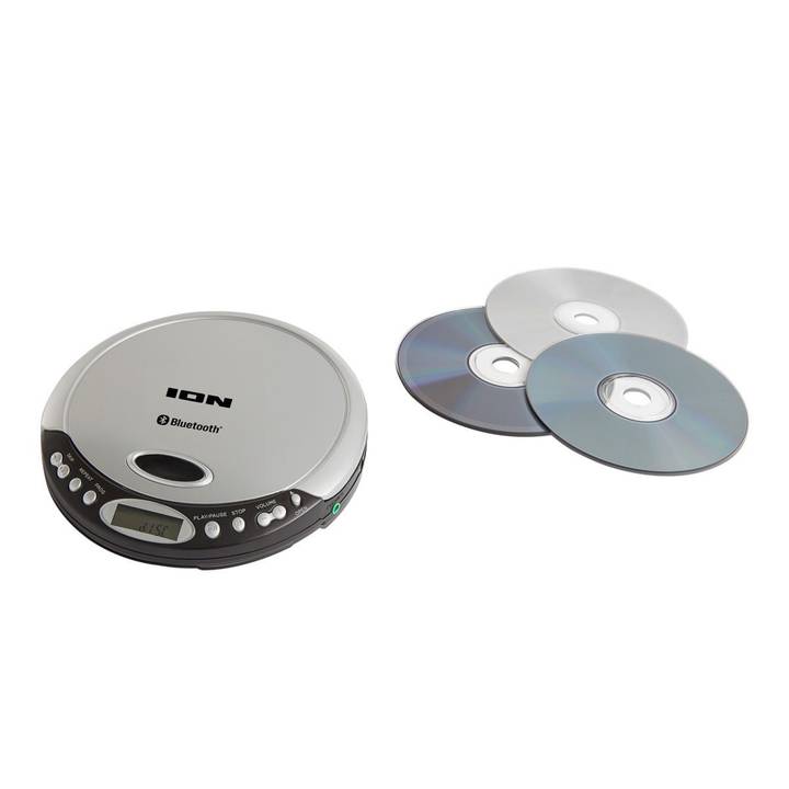 ION CDPlayer Air Discman (Silber, Schwarz, Bluetooth) Interdiscount
