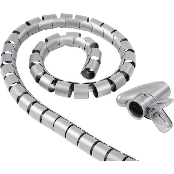 Kabelschlauch, 2 m, Silber