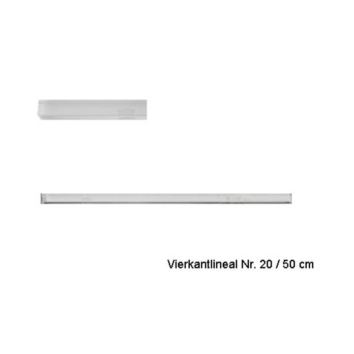 Lineal (50 cm, Transparent)