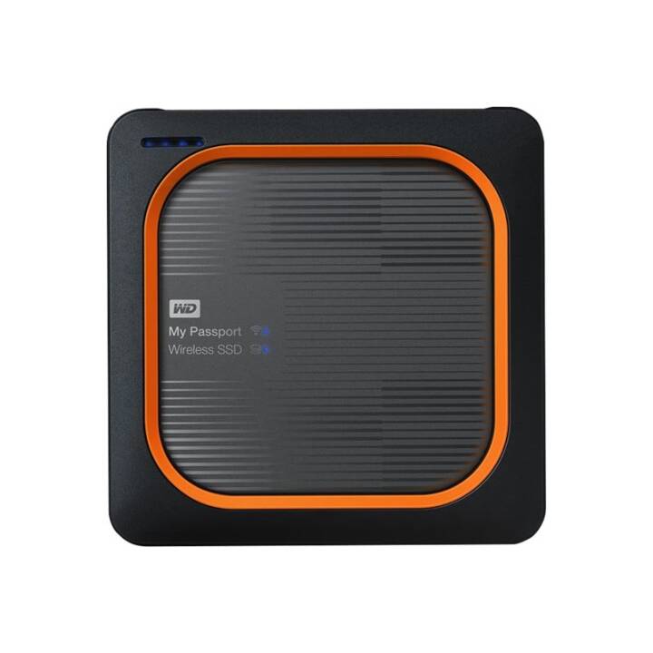 WD My Passport Wireless (USB, 500 GB, Orange, Grau)