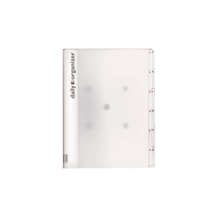 Organizer Daily A4 transparent 12-teilig