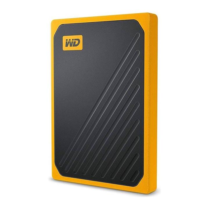 WD My Passport Go (USB 3.0, 500 GB, Gelb, Schwarz)