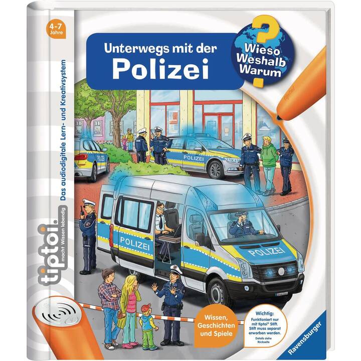 Unterwegs mit der Polizei Lernbuch (DE)