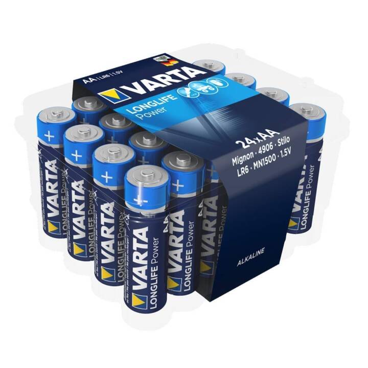 VARTA Batterie (AA / Mignon / LR6, Universell, 24 Stück)