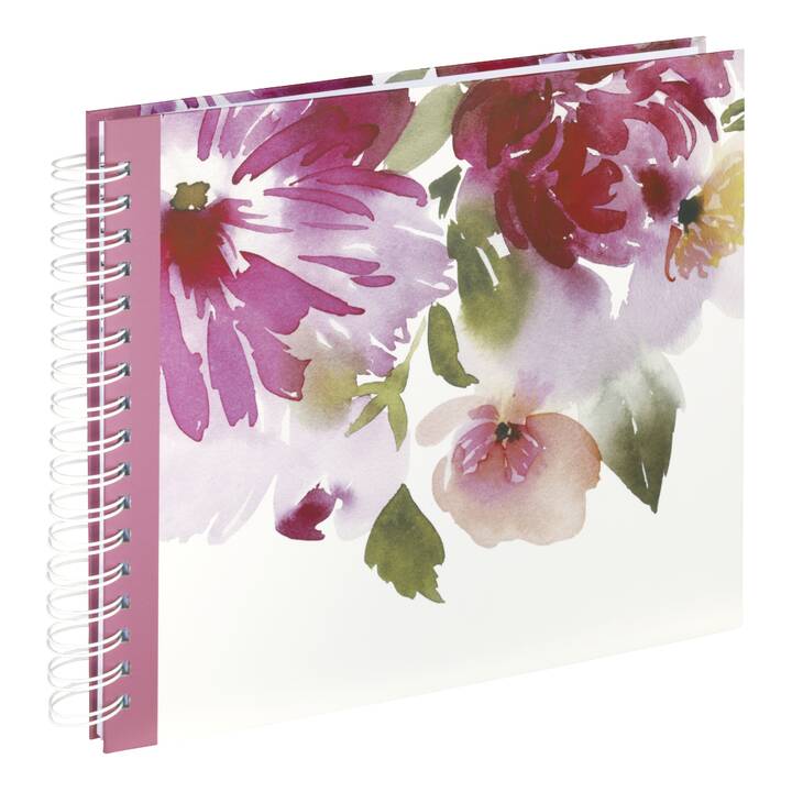 Watercolor Flower Fotoalbum (Mehrfarbig, 280 mm x 240 mm)