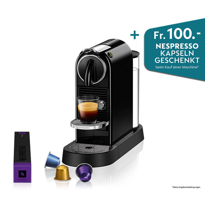 DELONGHI Nespresso Citiz Black Interdiscount
