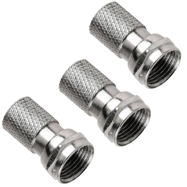 F-Stecker 5,5 mm, 3 Stück