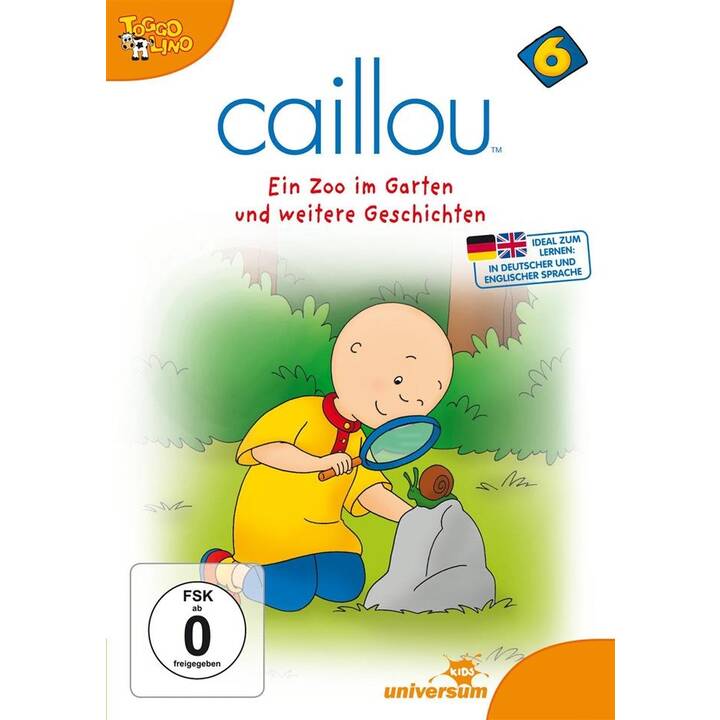 Caillou 6 - Ein Zoo im Garten & weitere Geschichten (EN, DE)