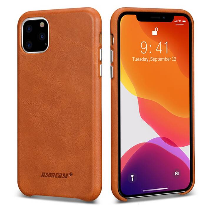 EG Leder-Backcover für iPhone 11 Pro MAX 6.5" - braun