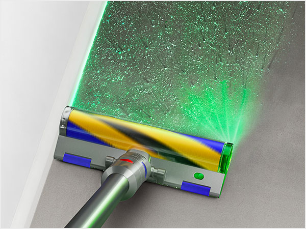 Der Laser erkennt sonst unsichtbare Partikel