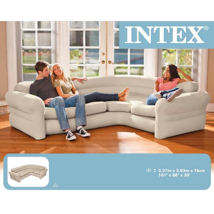 Intex Sitzkissen Eck-Sofa aufblasbar – Intex Schlafen