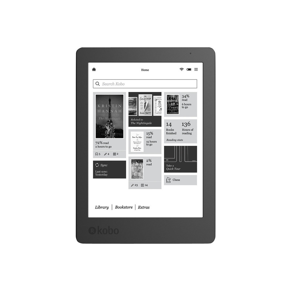 Kobo Aura 2nd Edition 6 4GB Black – Kobo Ebook Reader