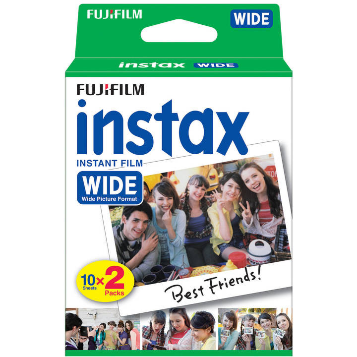 Fujifilm Instax Wide Farbfilme 2x 10 Blatt – Fujifilm Filme & Fotoalben