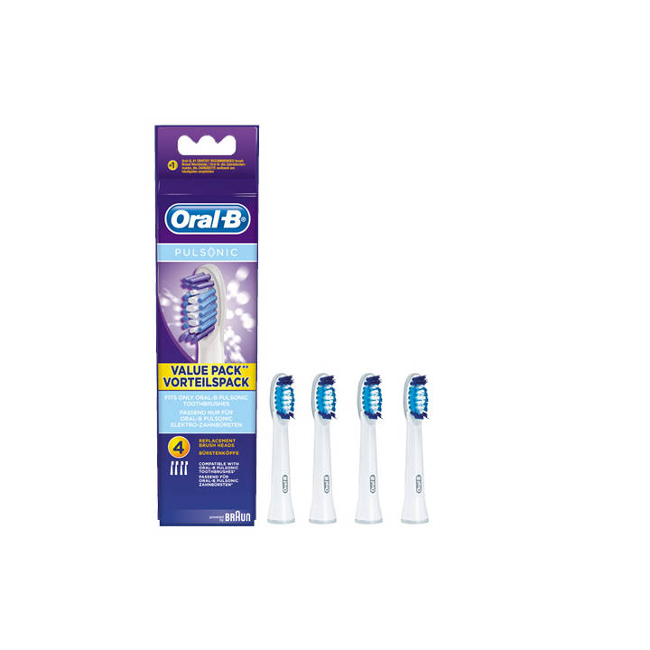 Oral-B Pulsonic Ersatzbürsten 4er Pack – Oral-b Zahnpflege Zubehör