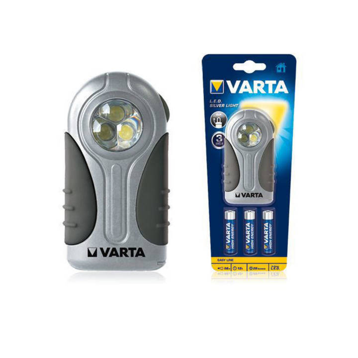 Varta Taschenlampe Silver Light – Varta Stirn- & Taschenlampen