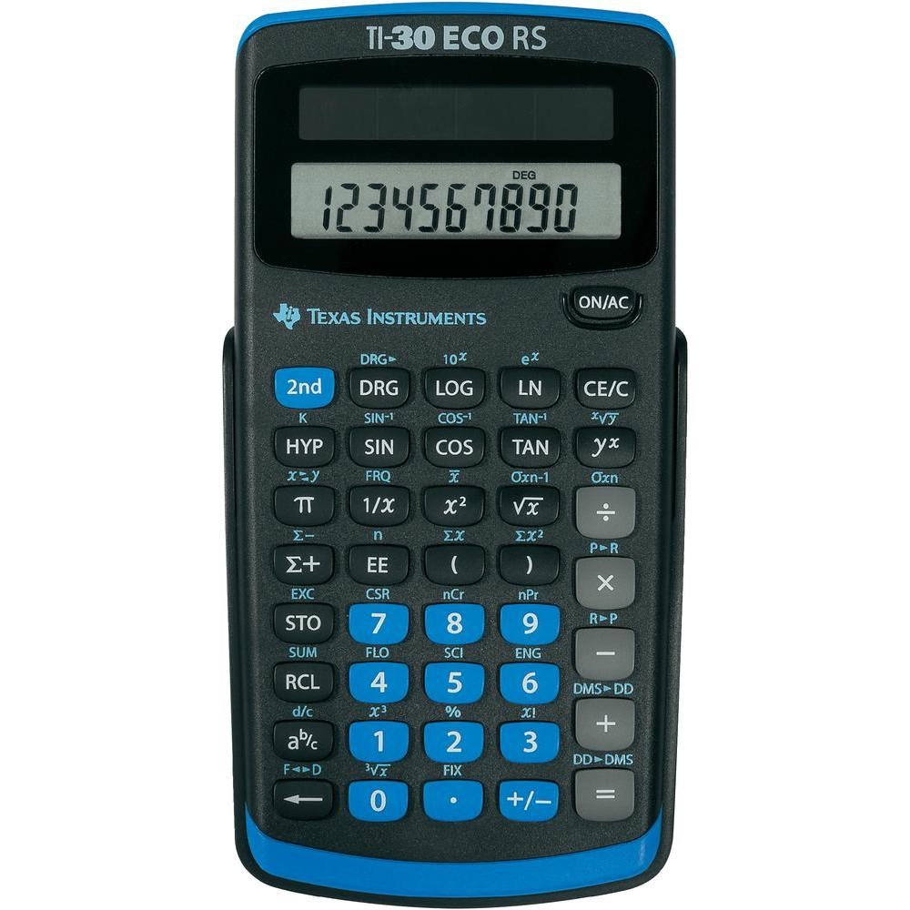 Texas Instruments TI-30 eco RS – Texas Instruments Tisch- & Taschenrechner