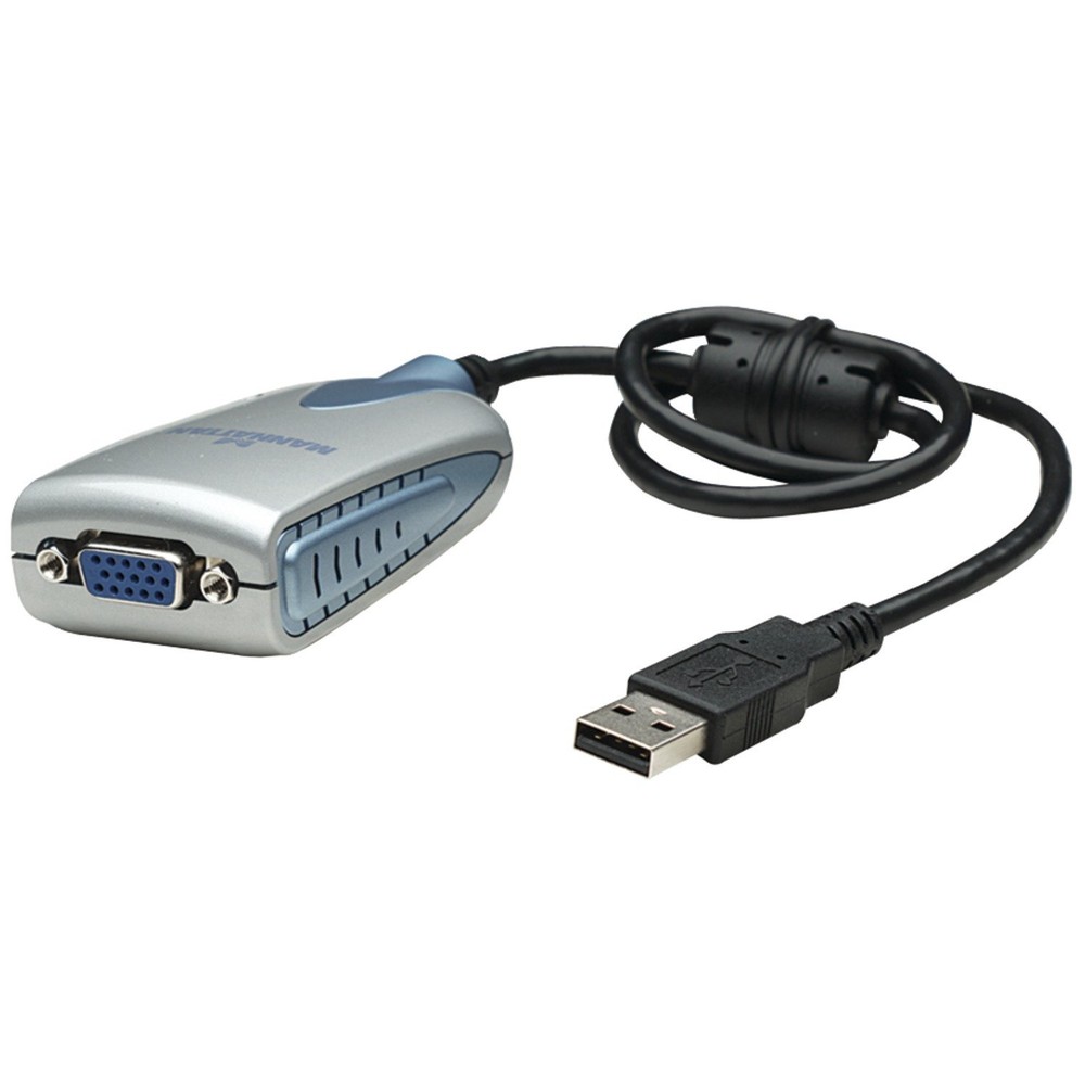 Manhattan Hi-Speed USB 2.0 SVGA Converter VGA, Black – Manhattan Grafikkarten