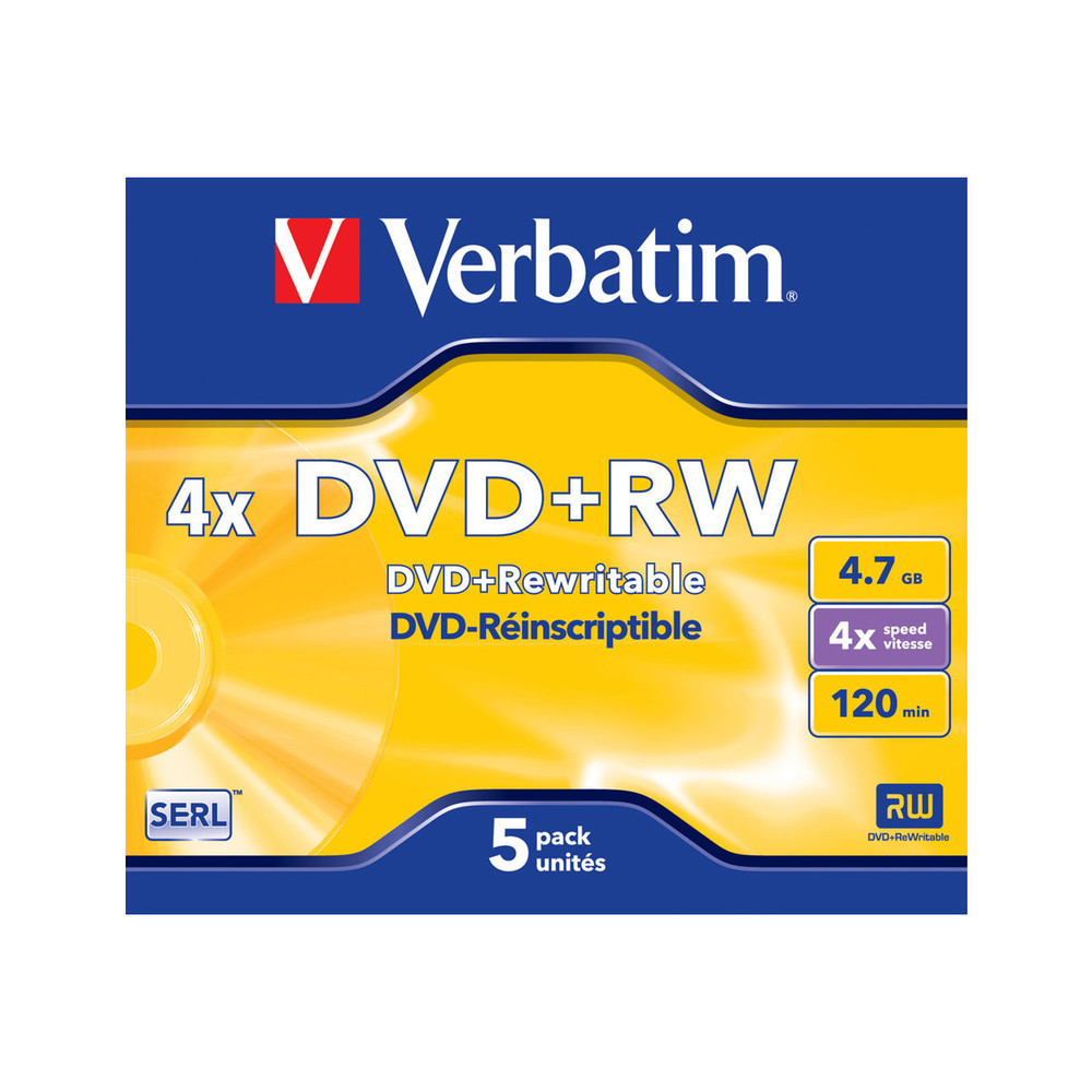 Verbatrim DVD+RW – Verbatim Datenträger