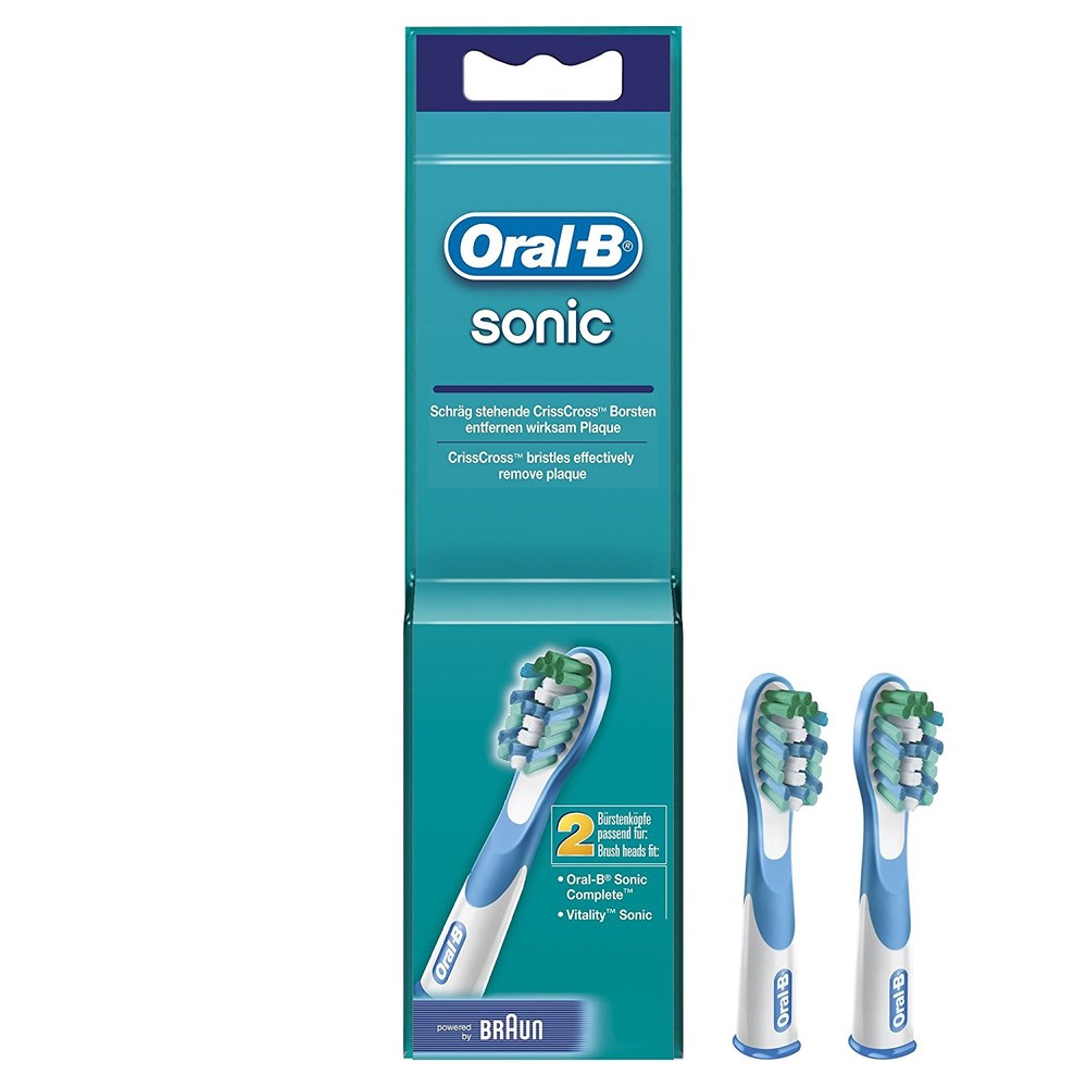 Oral-B Sonic Ersatzbürsten 2er – Oral-b Zahnpflege Zubehör