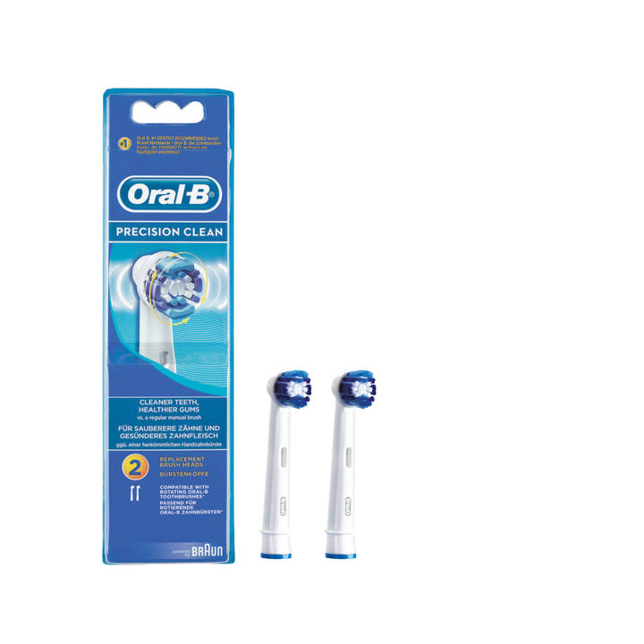 Oral-B Precision Clean Ersatzbürsten 2er Pack – Oral-b Zahnpflege Zubehör