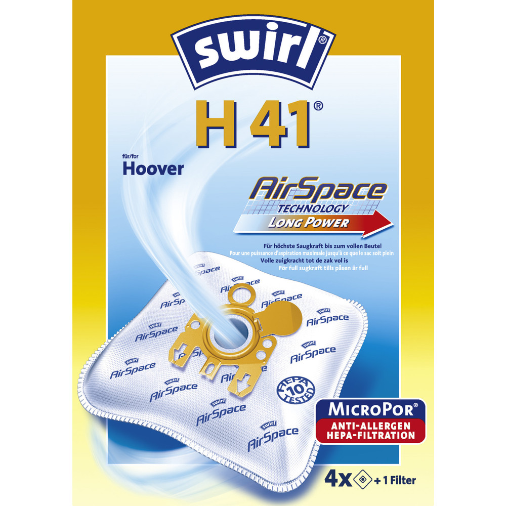 Swirl H41 AirSpace – Swirl Staubsaugerbeutel