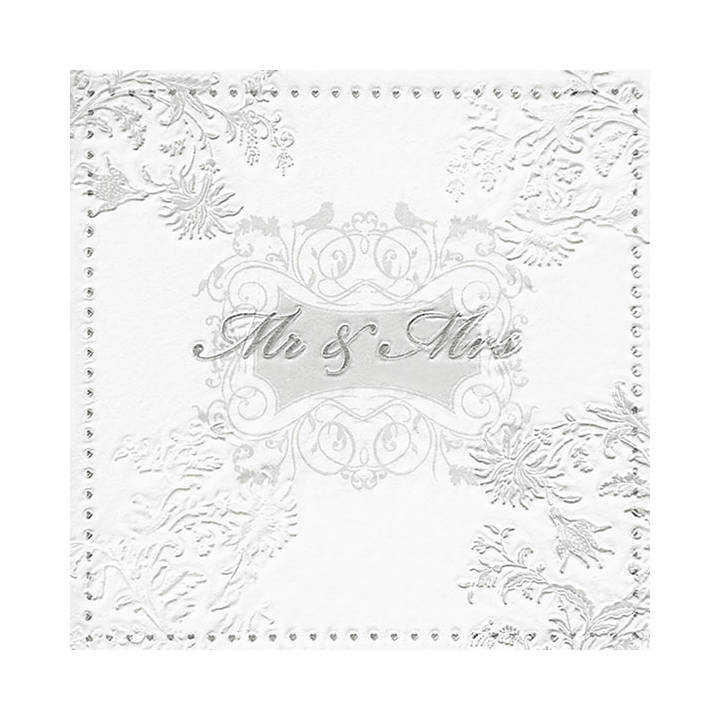 PAPER + DESIGN Servietten Moments Mr&Mrs 33 x 33 cm, 16 Stück – Paper + Design Gmbh Tabletop Küchenhelfer & -zubehör