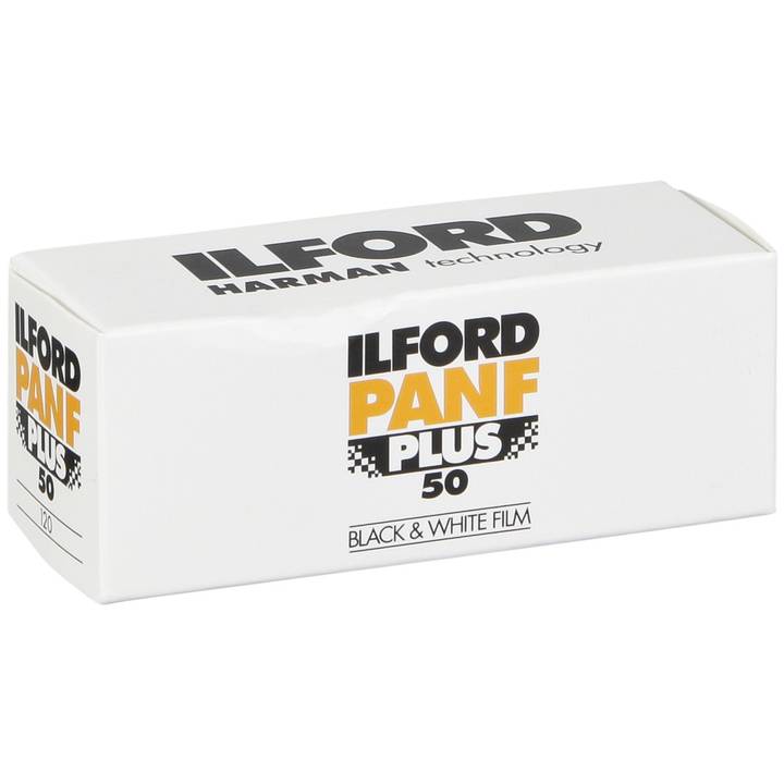 Ilford PAN F Plus 50 S/W Film, 120 (6 cm) – Ilford Imaging Filme & Fotoalben