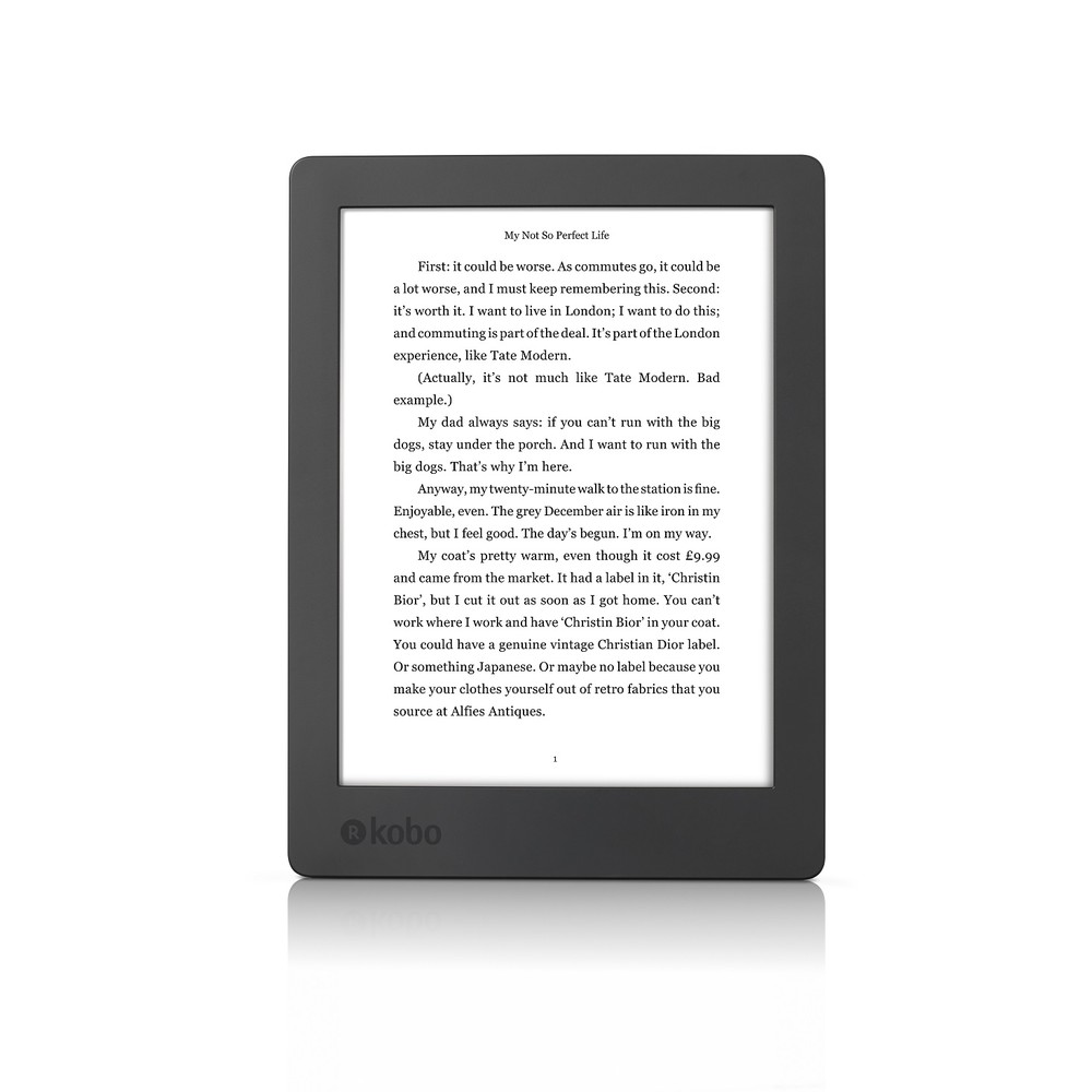 Kobo Aura H2O 2nd Edition 6.8 8GB Black – Kobo Ebook Reader