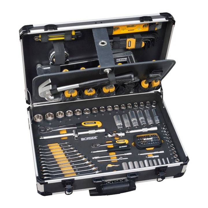 IRONSIDE 130-teiliger Werkzeugtrolly – Ironside Werkzeug-Sets