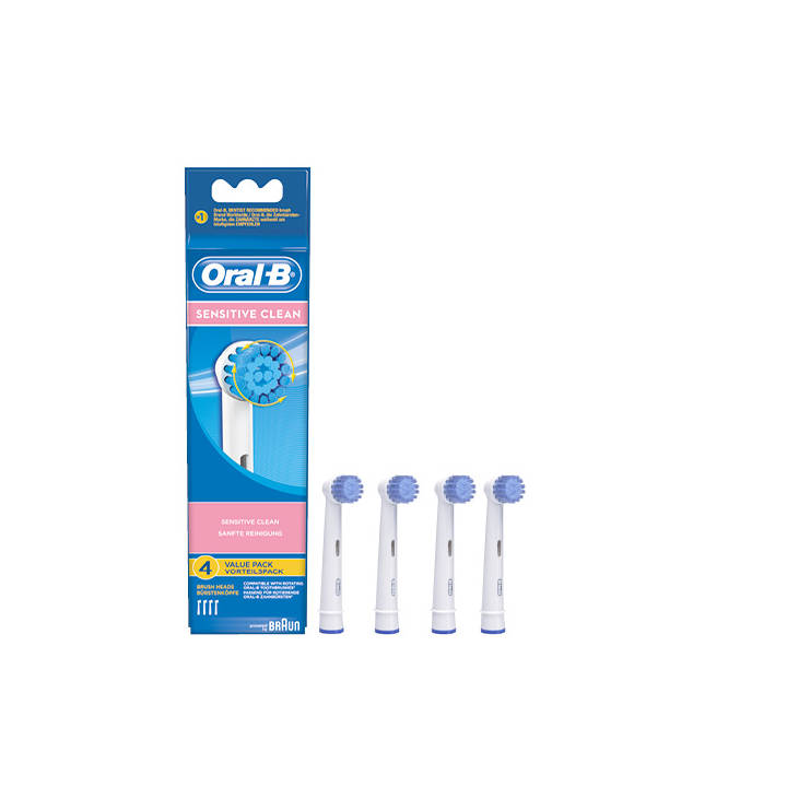 Oral-B Sensitive Ersatzbürsten 4er Pack – Oral-b Zahnpflege Zubehör