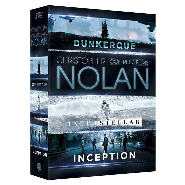 Christopher Nolan Coffret 3 Films (Version F) – Dvd DVD