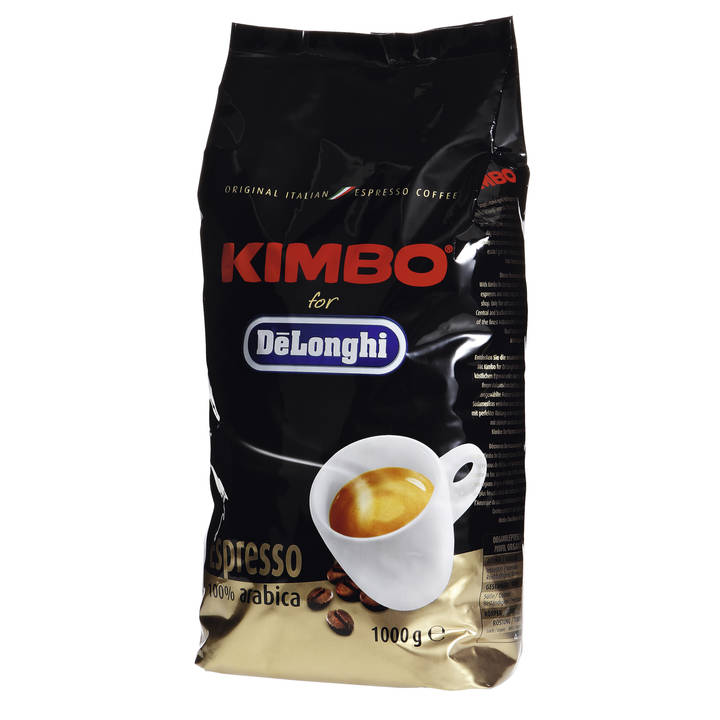 Delonghi Kimbo Espresso Arabica 1 kg – Delonghi Kaffeebohnen/Kapseln