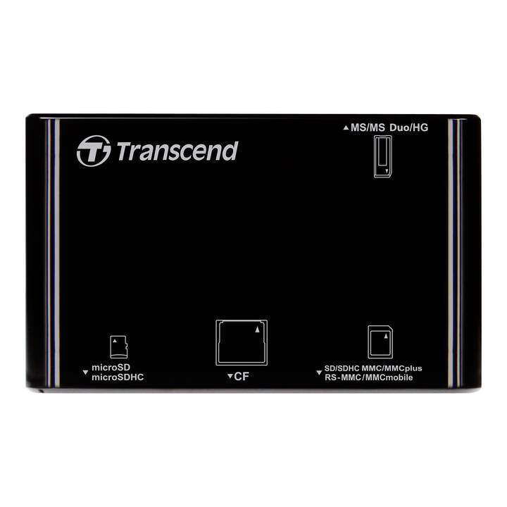 Transcend P8 Multi Kartenleser, Schwarz – Transcend USB-Hubs