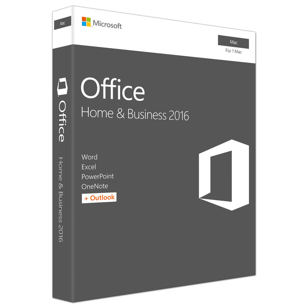 Microsoft Office Home and Business 2016 Box Pack für Mac – Microsoft Software