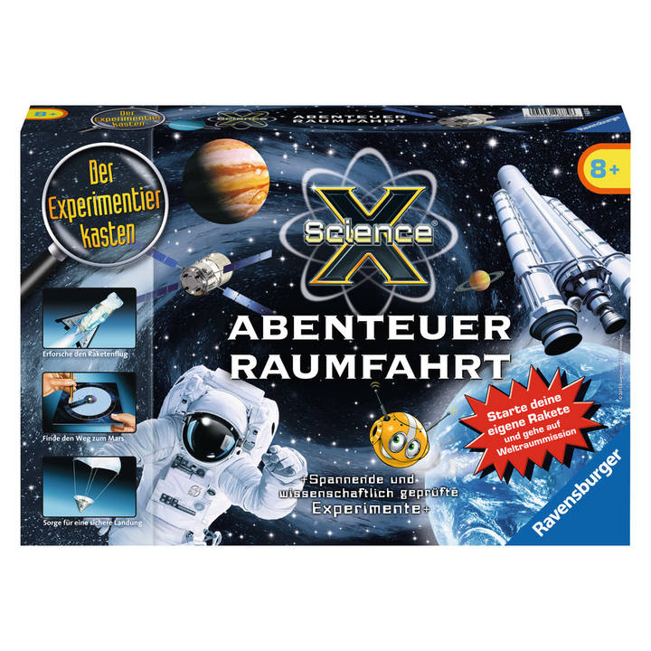 Ravensburger ScienceX Abenteuer Raumfahrt – Ravensburger Entdecken & Experimentieren