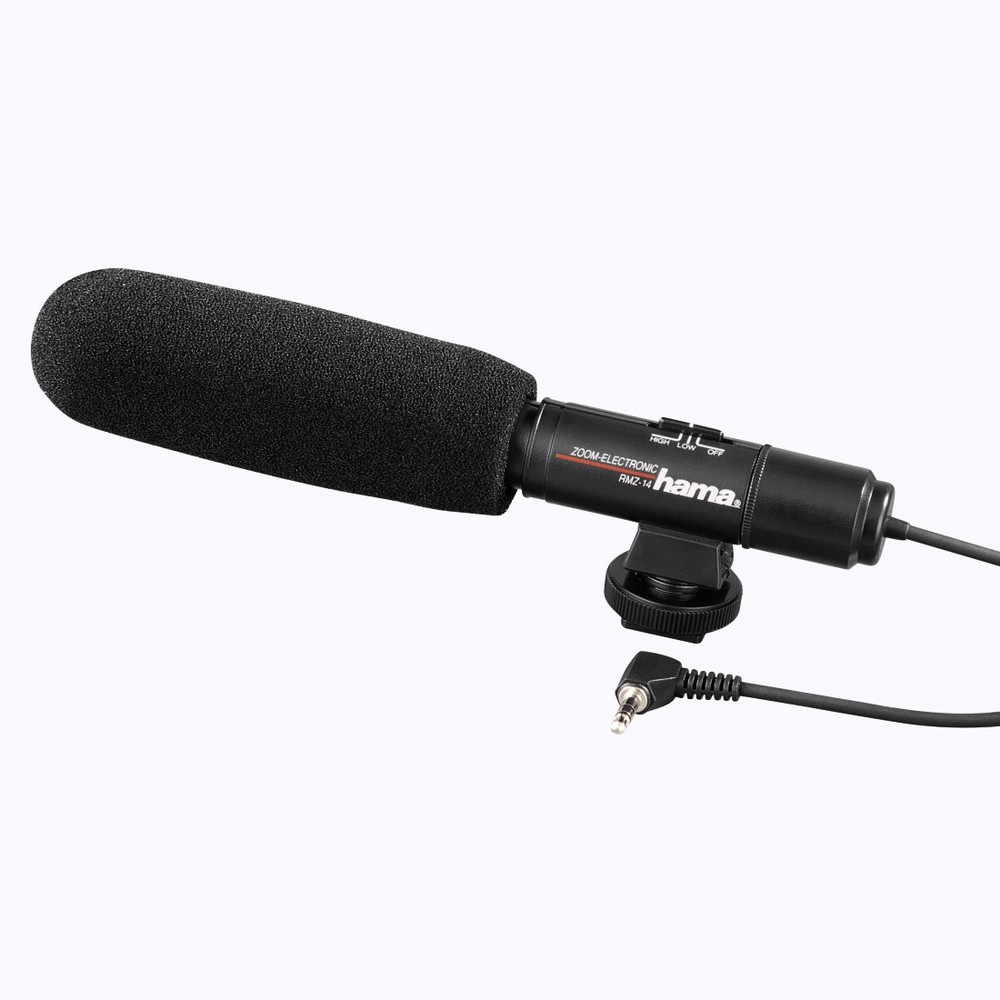 Hama Richt-Mikrofon RMZ-14 Black – Hama Mikrofon