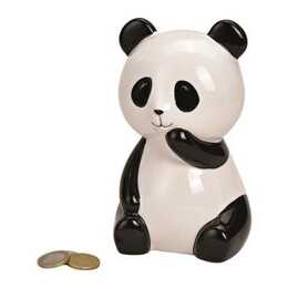 ROOST Salvadanaio Panda (Nero, Bianco)
