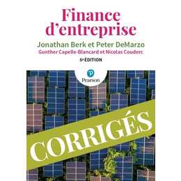 Finance d'Entreprise 5e éd. Corrigés