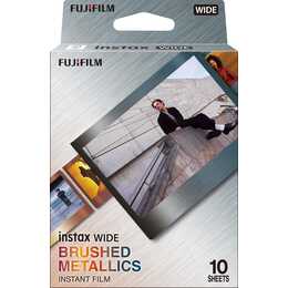 FUJIFILM Brushed Metallics Sofortbildfilm (10 Shots, Instax Wide)