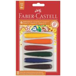 FABER-CASTELL Wachsmalstifte (6 Stück)