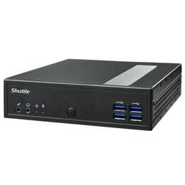 SHUTTLE COMPUTER GROUP XPC slim DL30N (Intel N N100, 16 GB, Intel UHD Graphics, Schwarz)