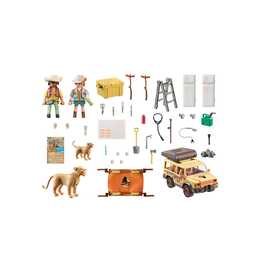 PLAYMOBIL Wiltopia Mit dem Geländewagen bei den Löwen (71293)