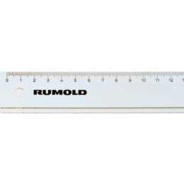 RUMOLD Lineal (20 cm, Transparent)