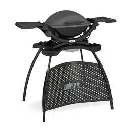 WEBER Q 1400 Elektrogrill (Dunkelgrau, Schwarz)