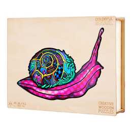 EG Puzzle (135 Teile) - rosa - Schnecke