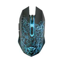 TRUST GXT 107 Izza Maus (Kabellos, Gaming, Schwarz)