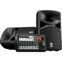 YAMAHA Stagepas 400BT (400 W, Enceinte verticale, Noir)