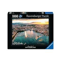RAVENSBURGER Sunset in Geneva Puzzle (1000 Stück)