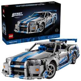 LEGO Technic 2 Fast 2 Furious Nissan Skyline GT-R (R34) Flitzer (42210)